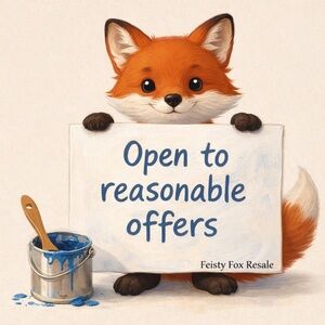 Charming Fox with Sign Illustration